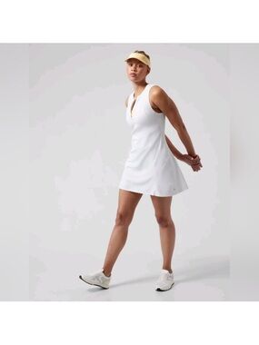Athleta Ace White Tennis Dress